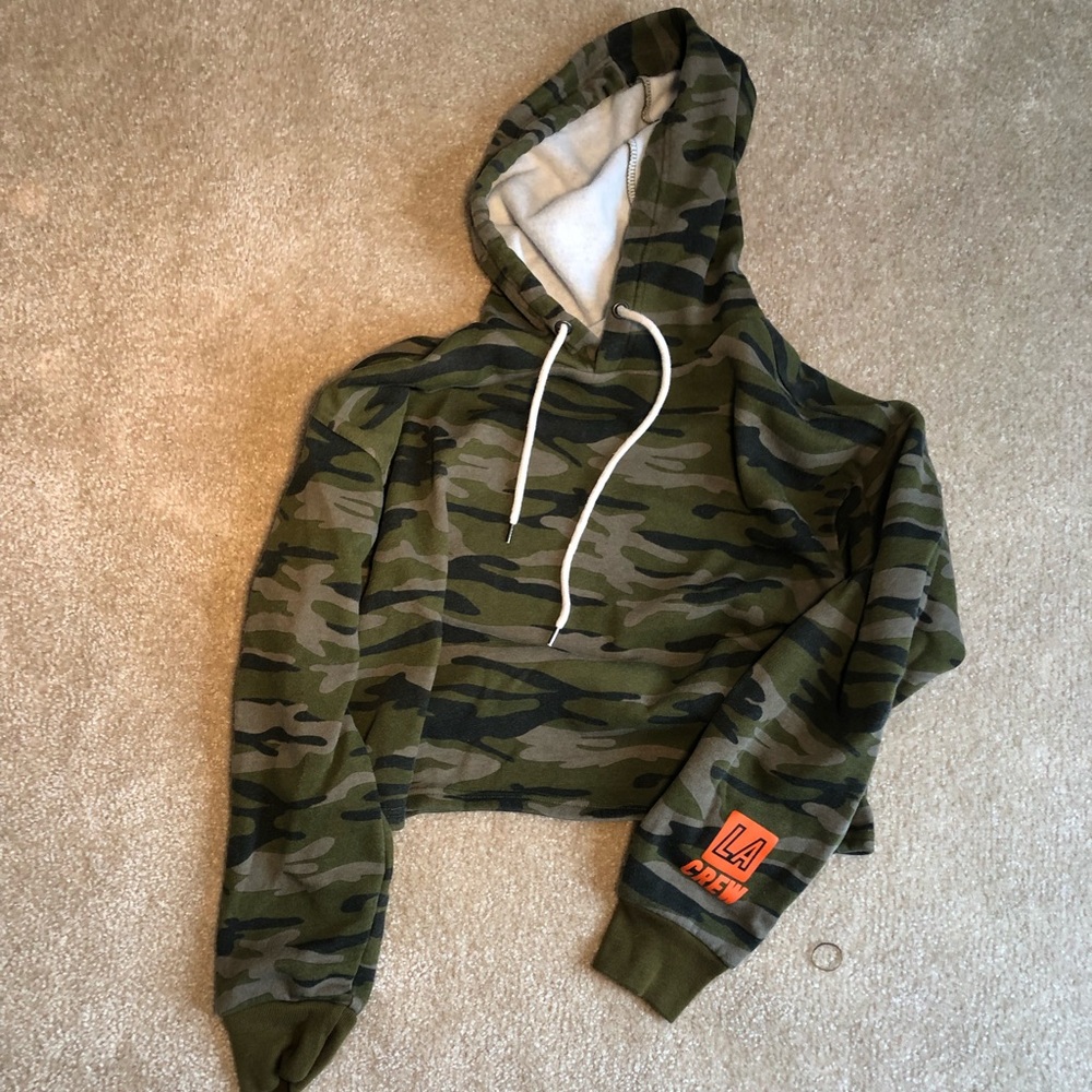 Camo La Crew sweat shirt